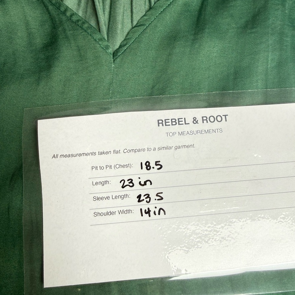 Philosophy | Forest Green Pleated Blouse | Soft Dramatic | Medium - Picture 4 of 11